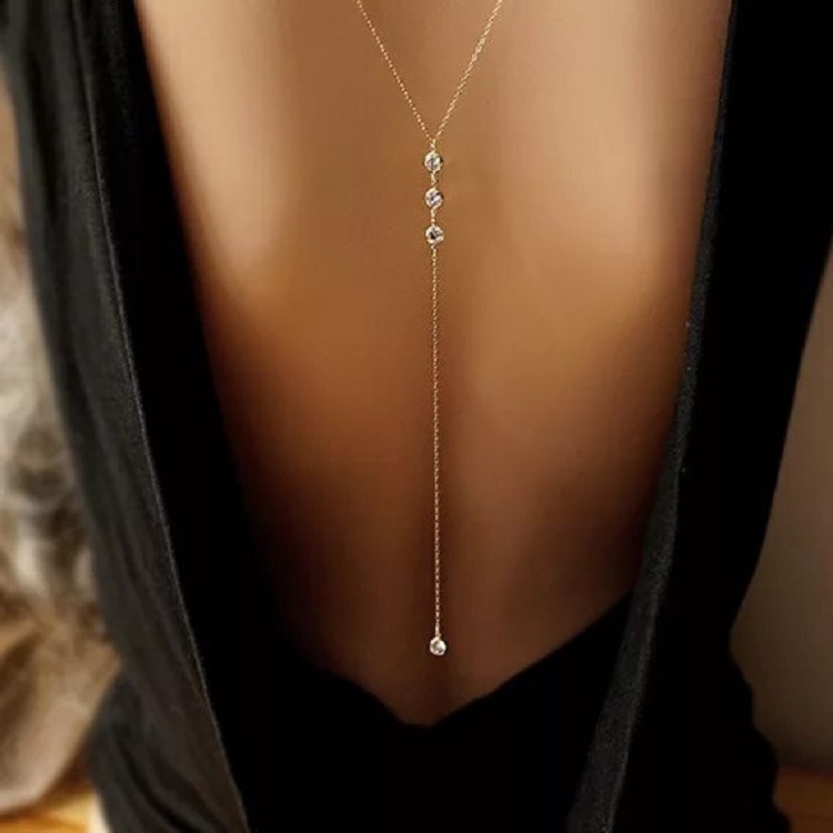 Body Jewelry - Nuovo strass da donna sexy collana