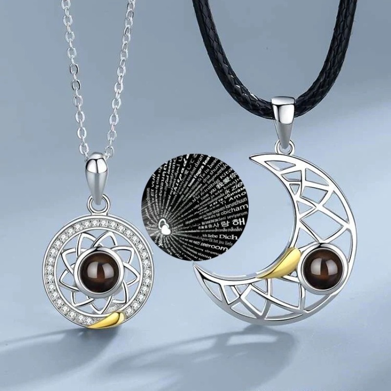 Magnetic Couple Matching Necklaces - 1 paio di coppie magnetiche collana