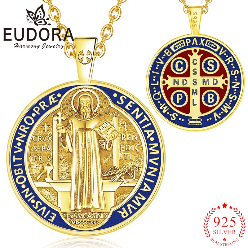 925 Sterling Silver Chain Necklace Men - Eudora Collana in argento sterling 925