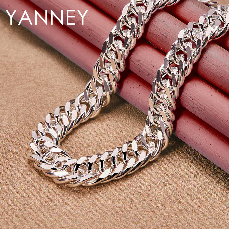Cuban Link Chain 12Mm - Collana a catena del serpente da