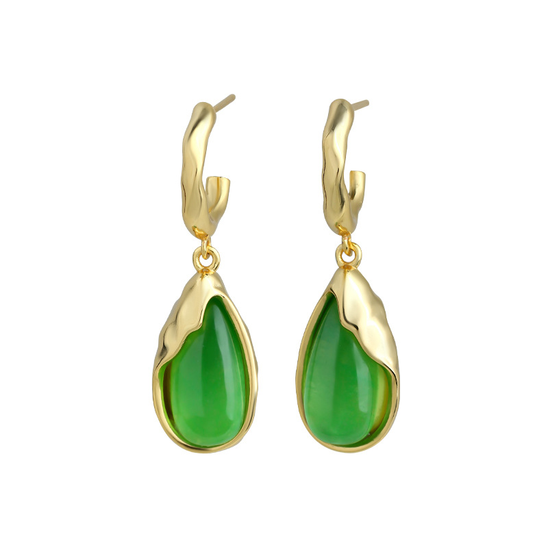 Earrings - Orecchini a Goccia d'Acqua in Vero