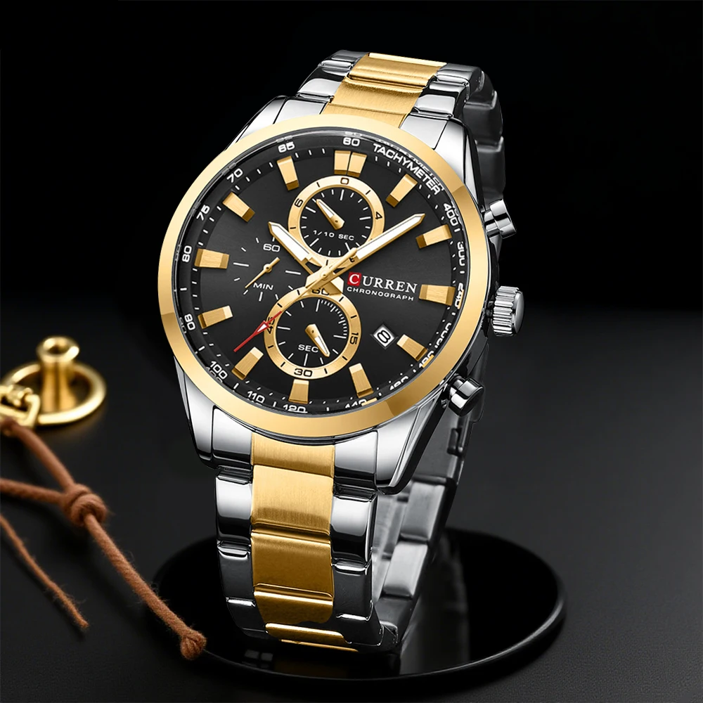 Watch Accessories - CURREN Casual Quarzo Crono Orologi sportivi