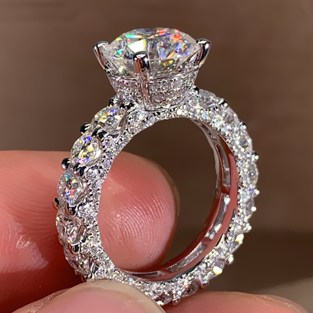 Moissanite Engagement Ring 1 Carat - Anello di Fidanzamento Personalizzato in Oro