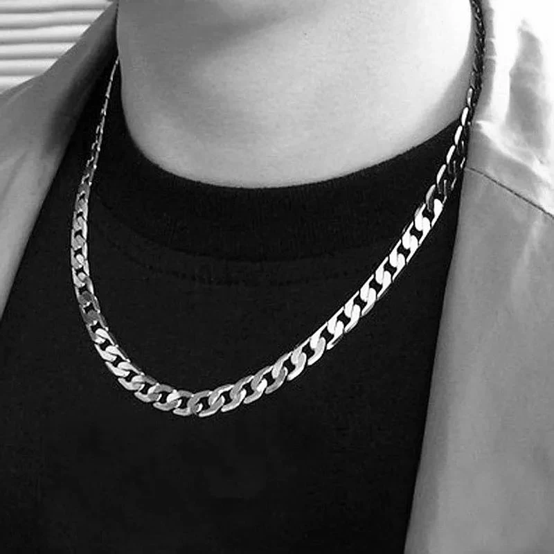 Cuban Link Chain 12Mm - Collana in Argento Sterling 925 per