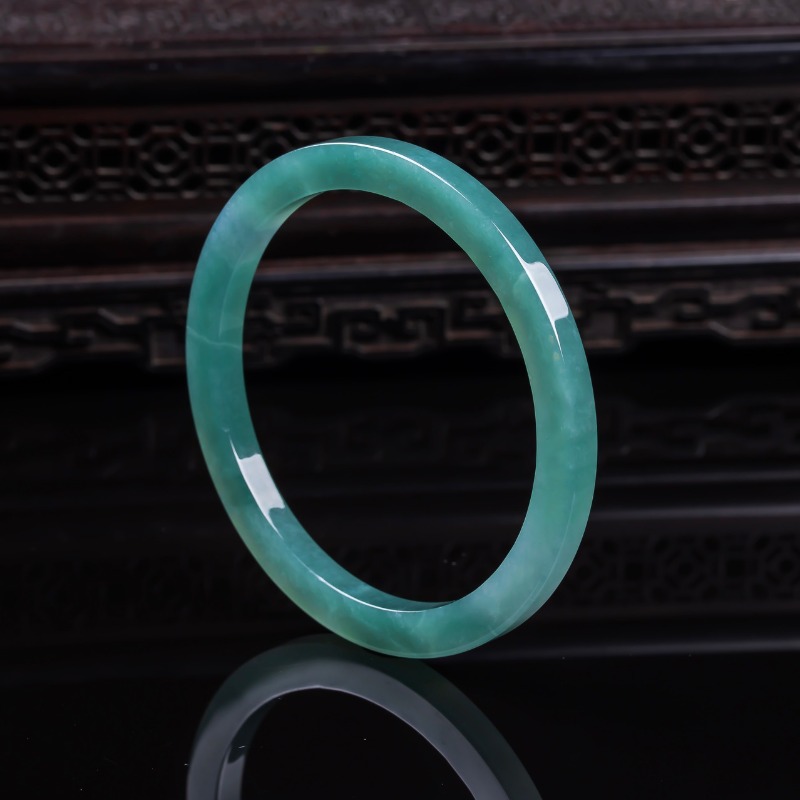 Bracelets - Bracciale in Giada Smeraldo Naturale Birmano