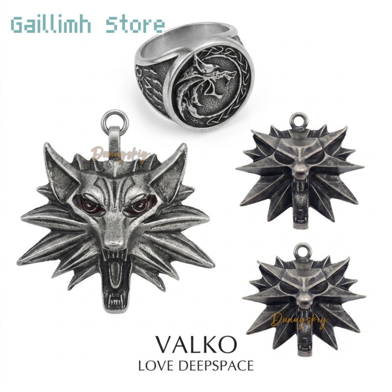 Anime Pendant Necklace - Collana con Denti di Lupo Valko