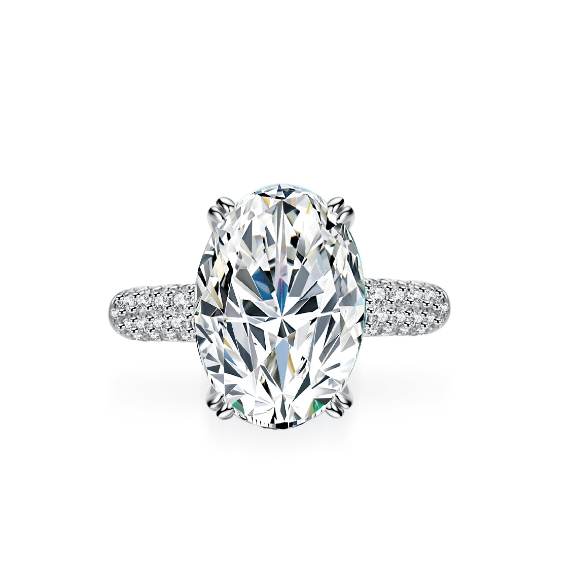 Anello Moissanite intarsiato i - Moissanite Engagement Ring 1 Carat recensione e prezzo