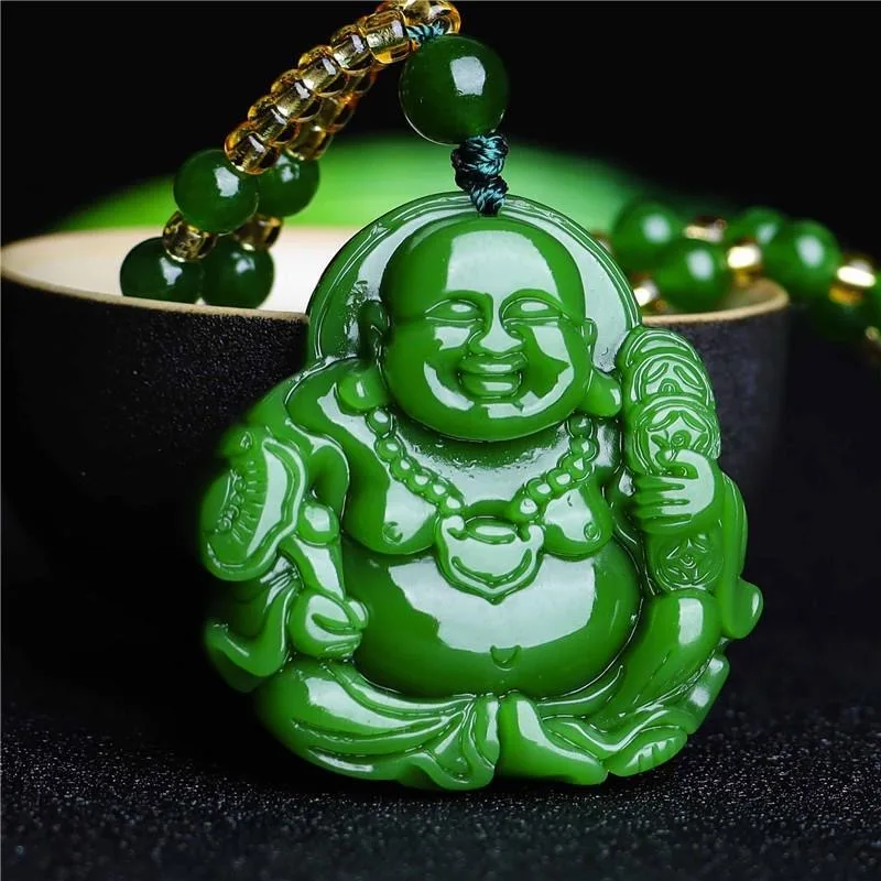 Cinese Verde Giada Buddha Mait - Necklaces recensione e prezzo