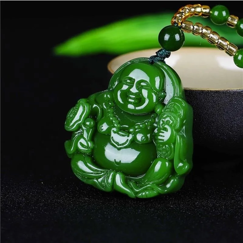 Cinese Verde Giada Buddha Mait - Necklaces recensione e prezzo