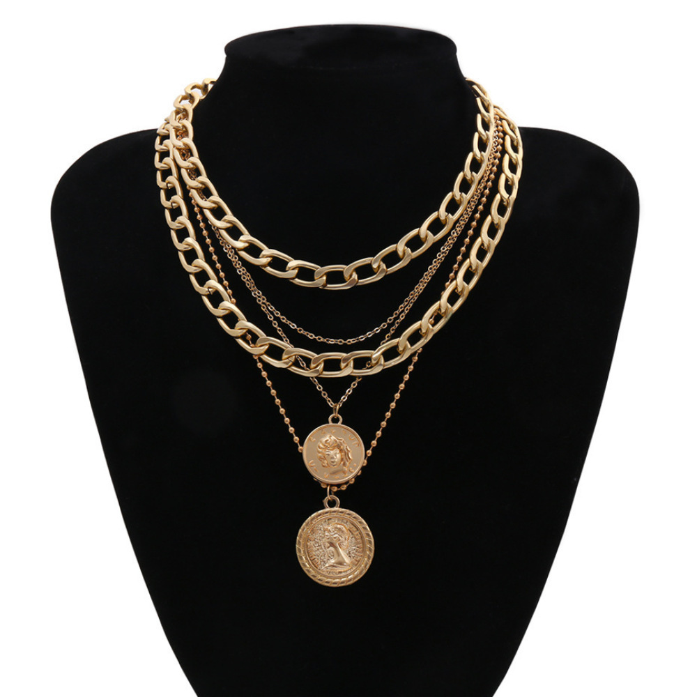 Collana con Pendente Ritratto  - Layered Pendant Necklace Aesthetic recensione e prezzo