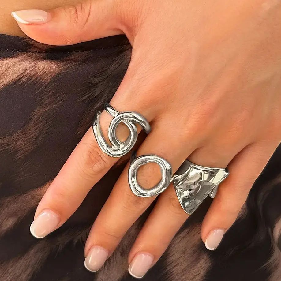 DIEZI 3 pz/set Nuovo Punk Moda - Vintage Punk Knuckle Rings Set recensione e prezzo