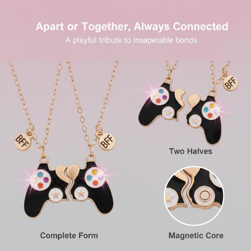 Collana con ciondolo a forma d - Magnetic Couple Matching Necklaces recensione e prezzo