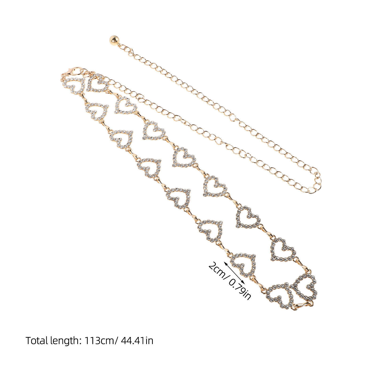 Cintura in metallo con strass  - Body Jewelry recensione e prezzo
