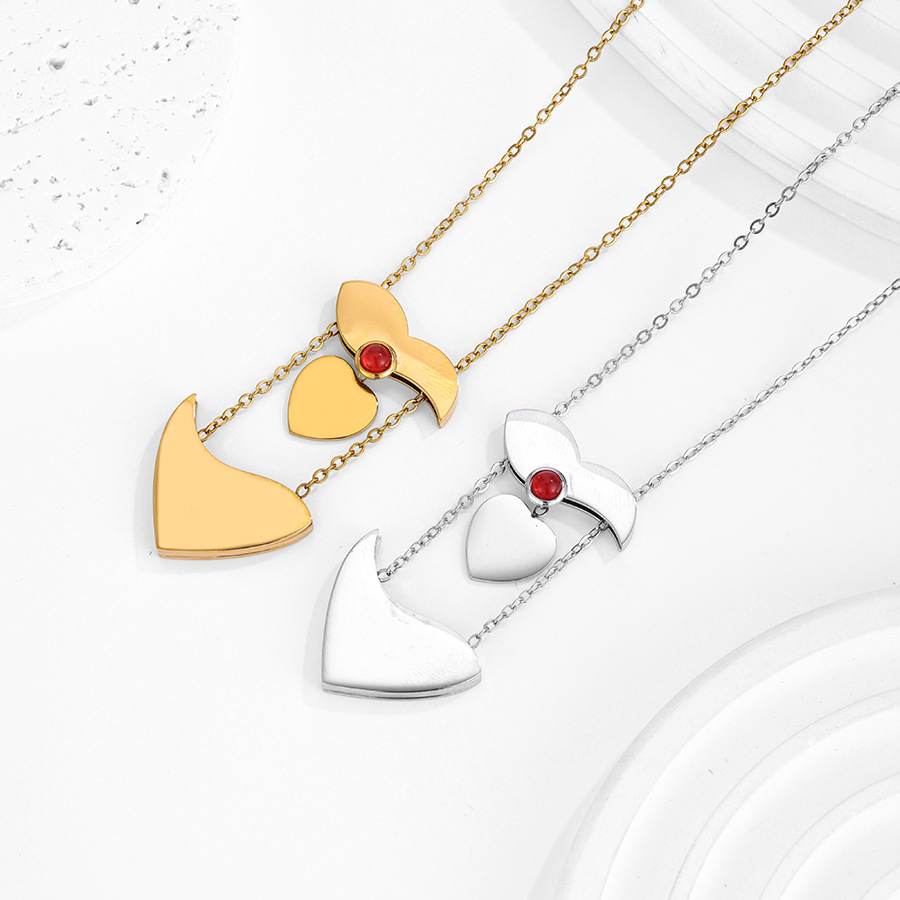 Collana con Ciondolo a Forma d - Heart Locket Necklace Photo recensione e prezzo