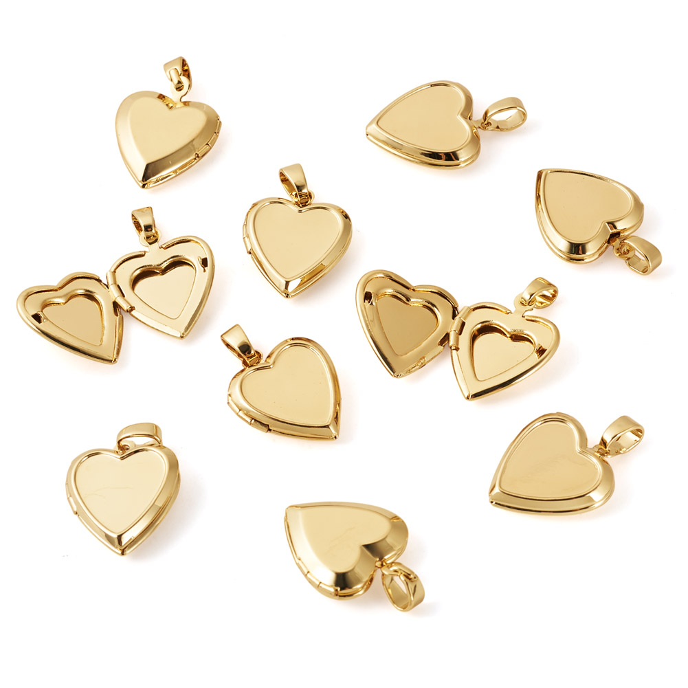 10 ciondoli a cuore apribili c - Heart Locket Necklace Photo recensione e prezzo