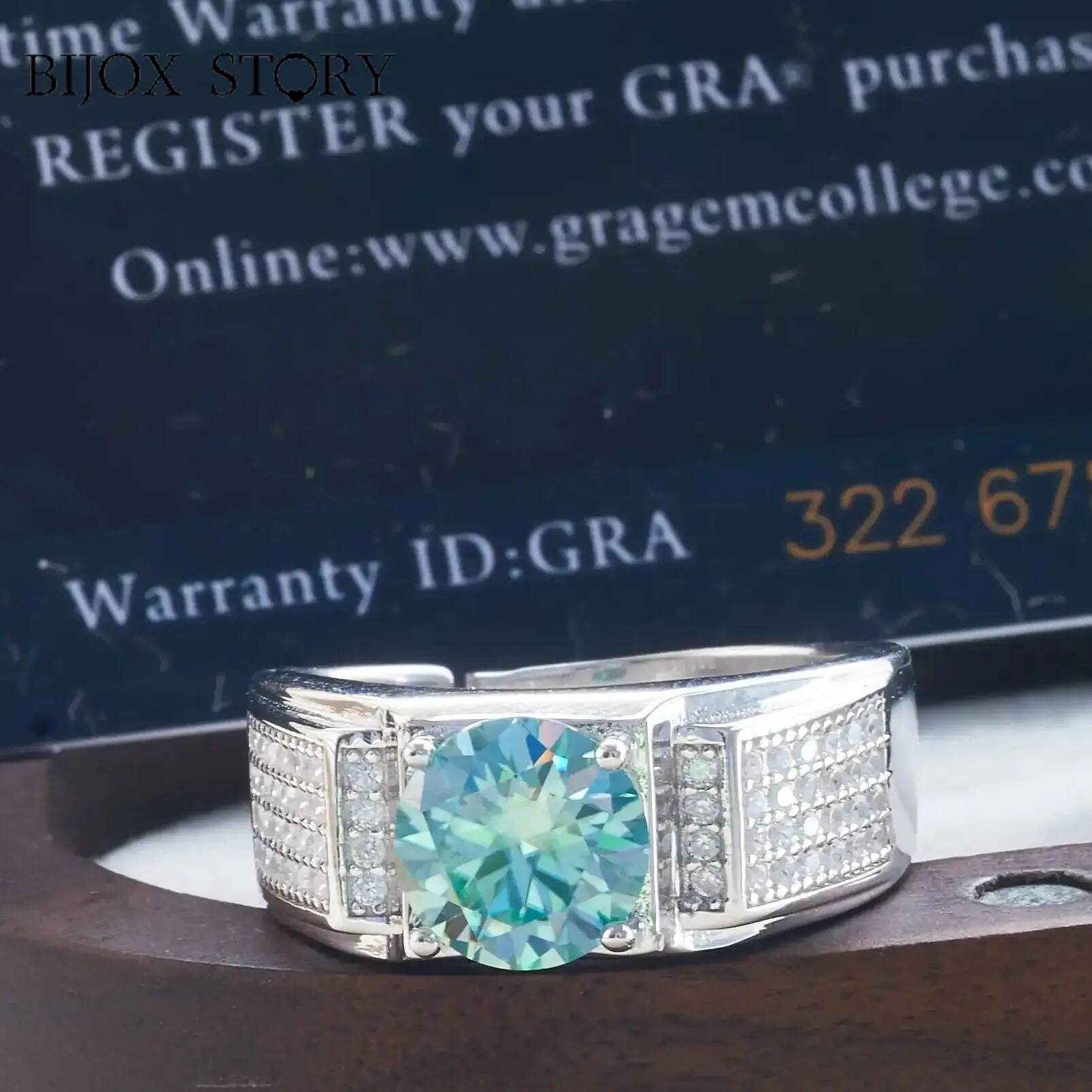 Anello da uomo in moissanite d - Moissanite Engagement Ring 1 Carat recensione e prezzo