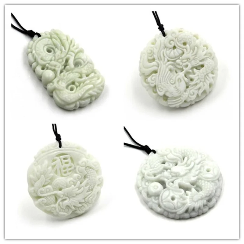 Drago di giada bianca naturale - Necklaces recensione e prezzo
