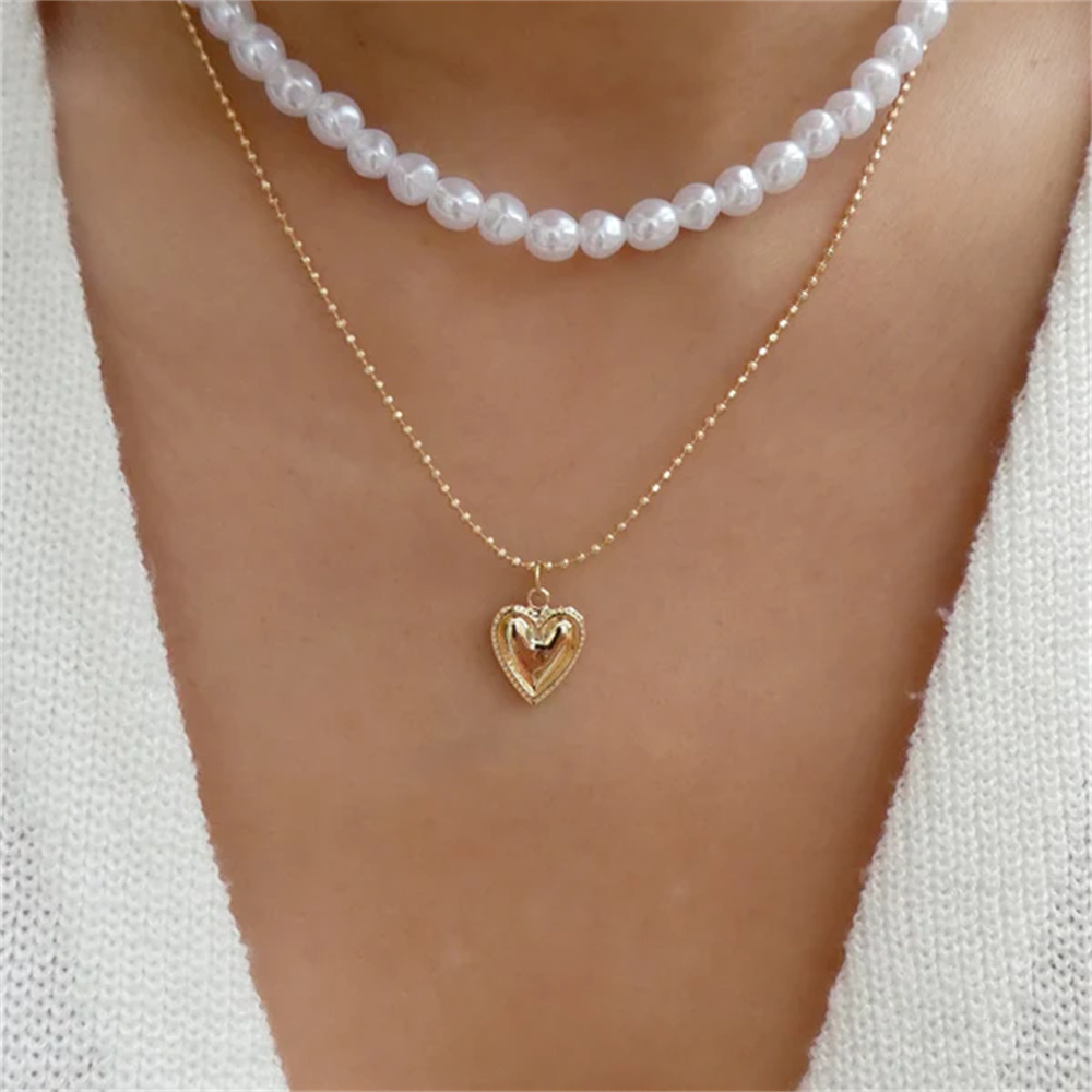 Collana multistrato di cristal - Pearl Choker Necklace Vintage recensione e prezzo