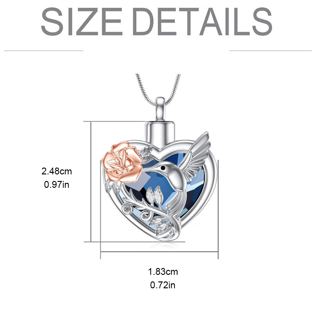 Collana con medaglione con urn - Heart Locket Necklace Photo recensione e prezzo