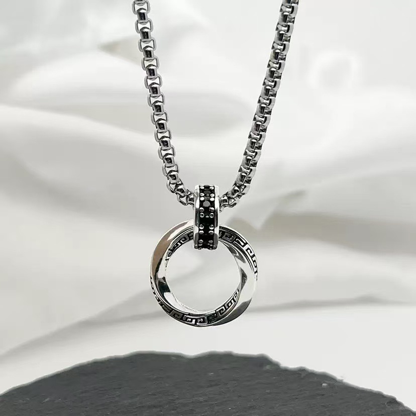 Collana con ciondolo in argent - 925 Sterling Silver Chain Necklace Men recensione e prezzo