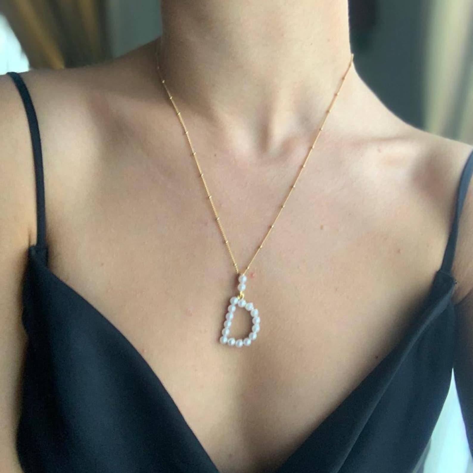 Ciondolo a strati iniziali di  - Custom Name Necklace Stainless Steel recensione e prezzo