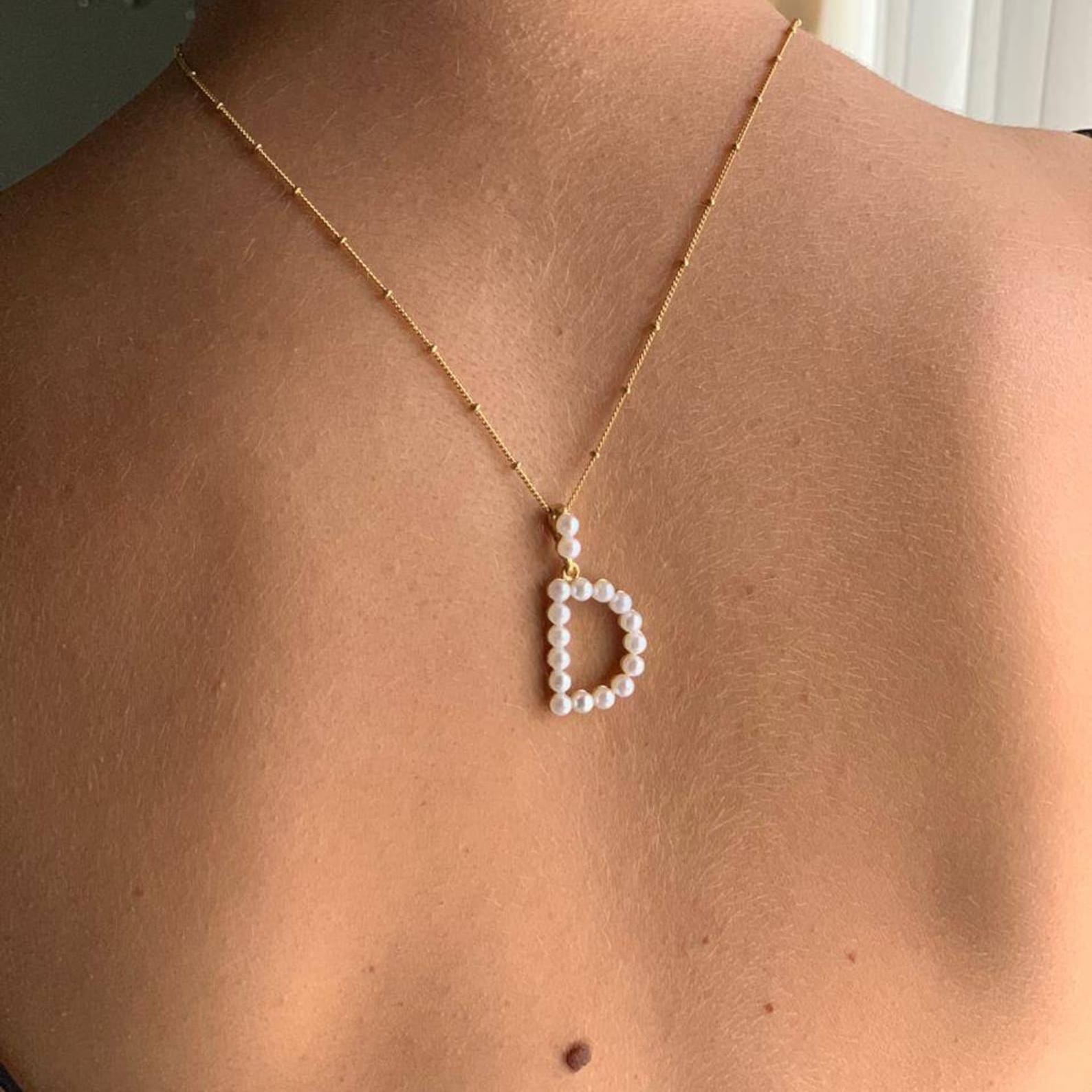 Ciondolo a strati iniziali di  - Custom Name Necklace Stainless Steel recensione e prezzo