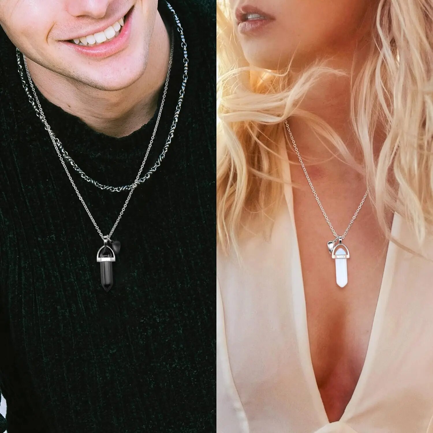 Collane dell'Amicizia in Crist - Magnetic Couple Matching Necklaces recensione e prezzo