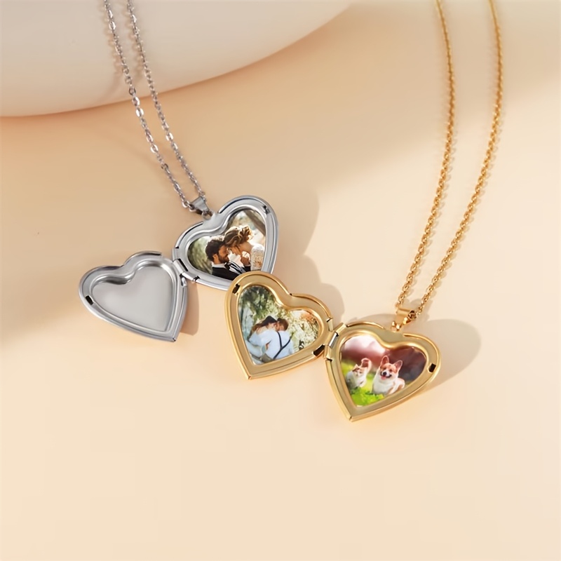 Collana con ciondolo medaglion - Heart Locket Necklace Photo recensione e prezzo