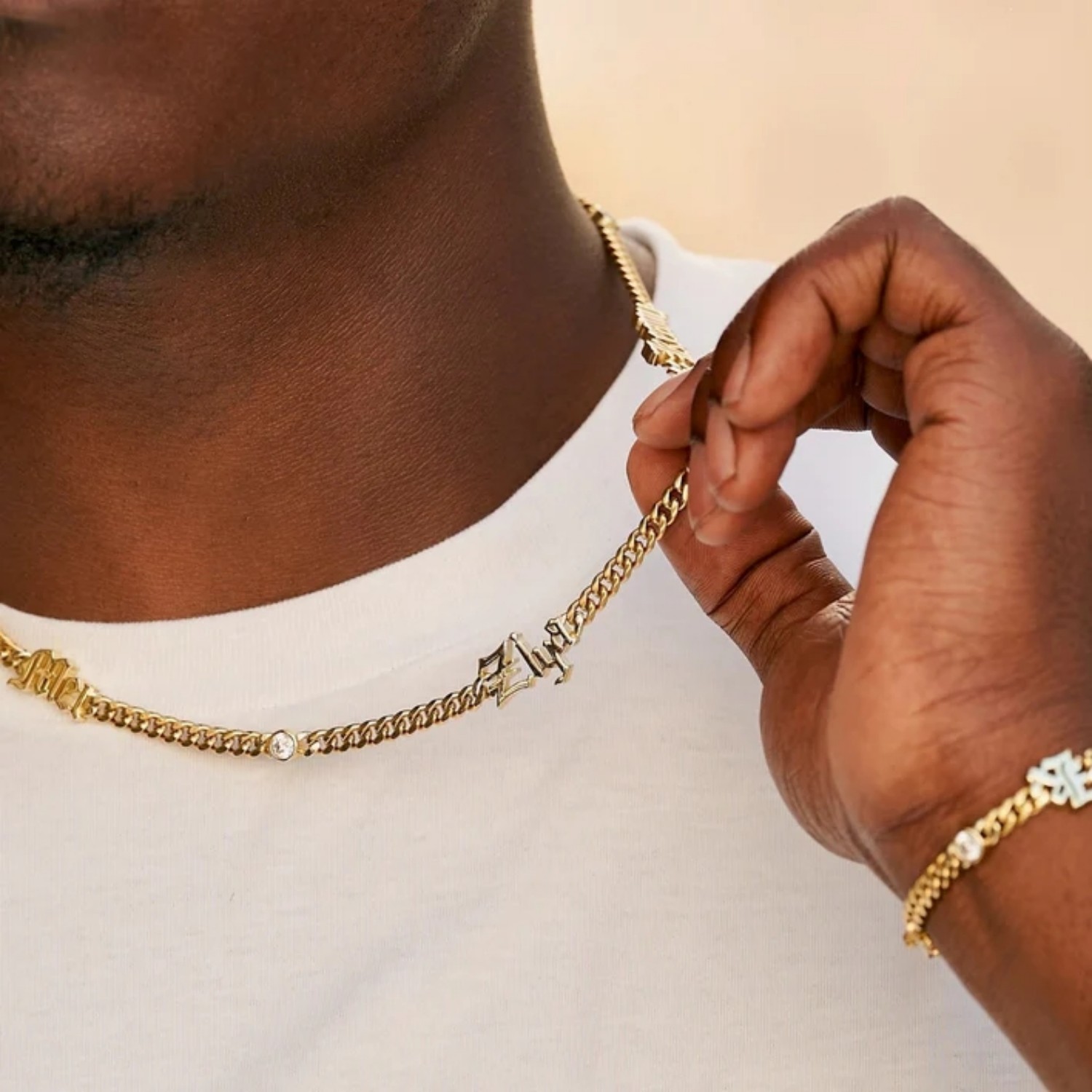 Collana con nome in stile Old  - Cuban Link Chain 12Mm recensione e prezzo