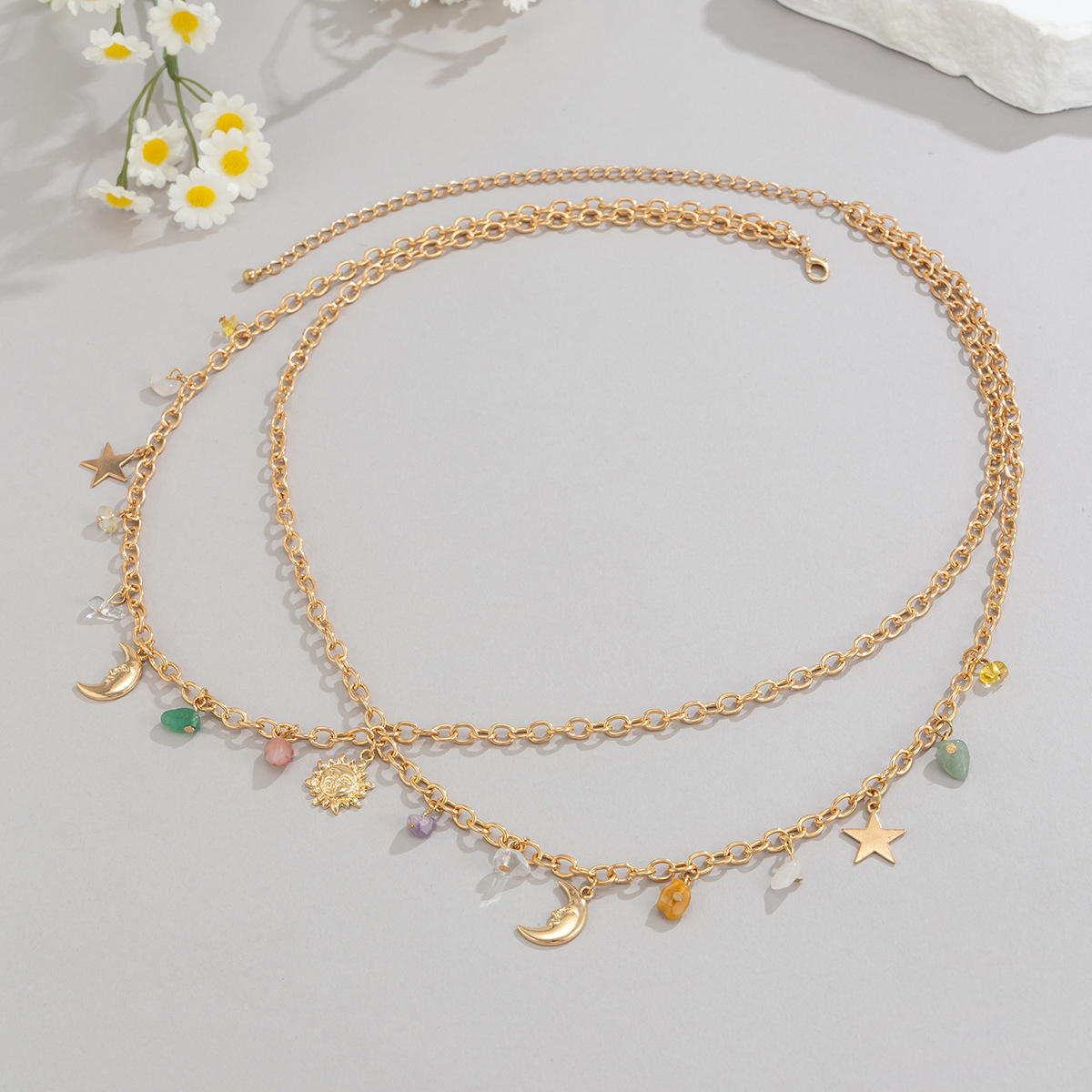 Boho Star Moon Sun Ciondolo Ca - Body Jewelry recensione e prezzo