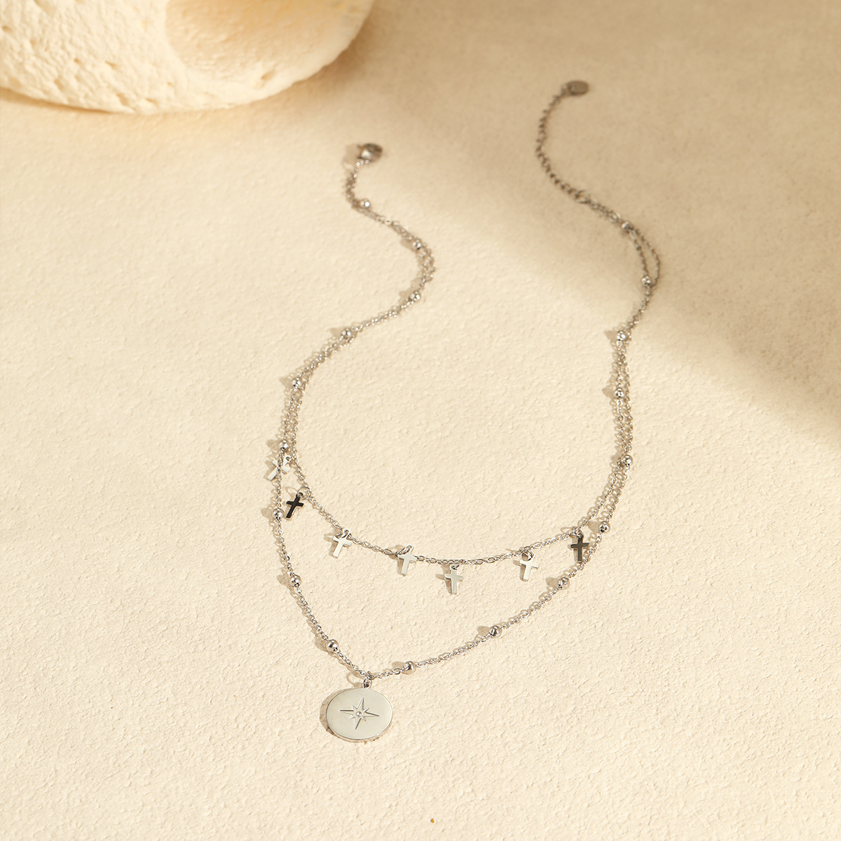 Collana Vintage a Doppio Strat - Layered Pendant Necklace Aesthetic recensione e prezzo