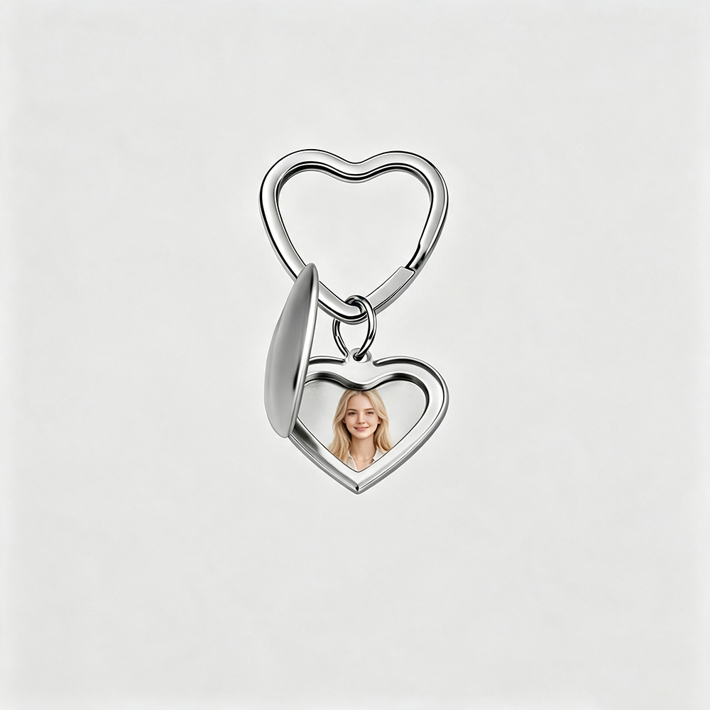 Fnixtar 10 pezzi Portachiavi c - Heart Locket Necklace Photo recensione e prezzo
