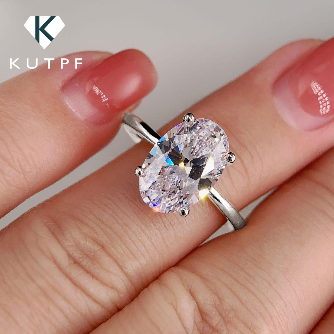 Anelli di fidanzamento Moissan - Moissanite Engagement Ring 1 Carat recensione e prezzo