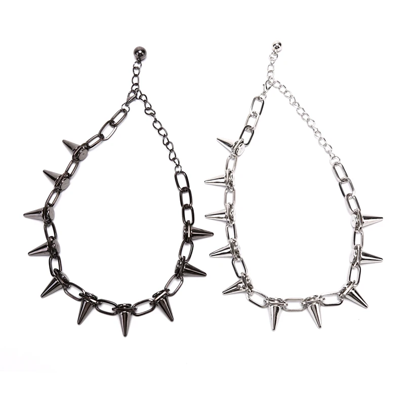 Collana con collare a borchie  - Goth Punk Spike Choker recensione e prezzo