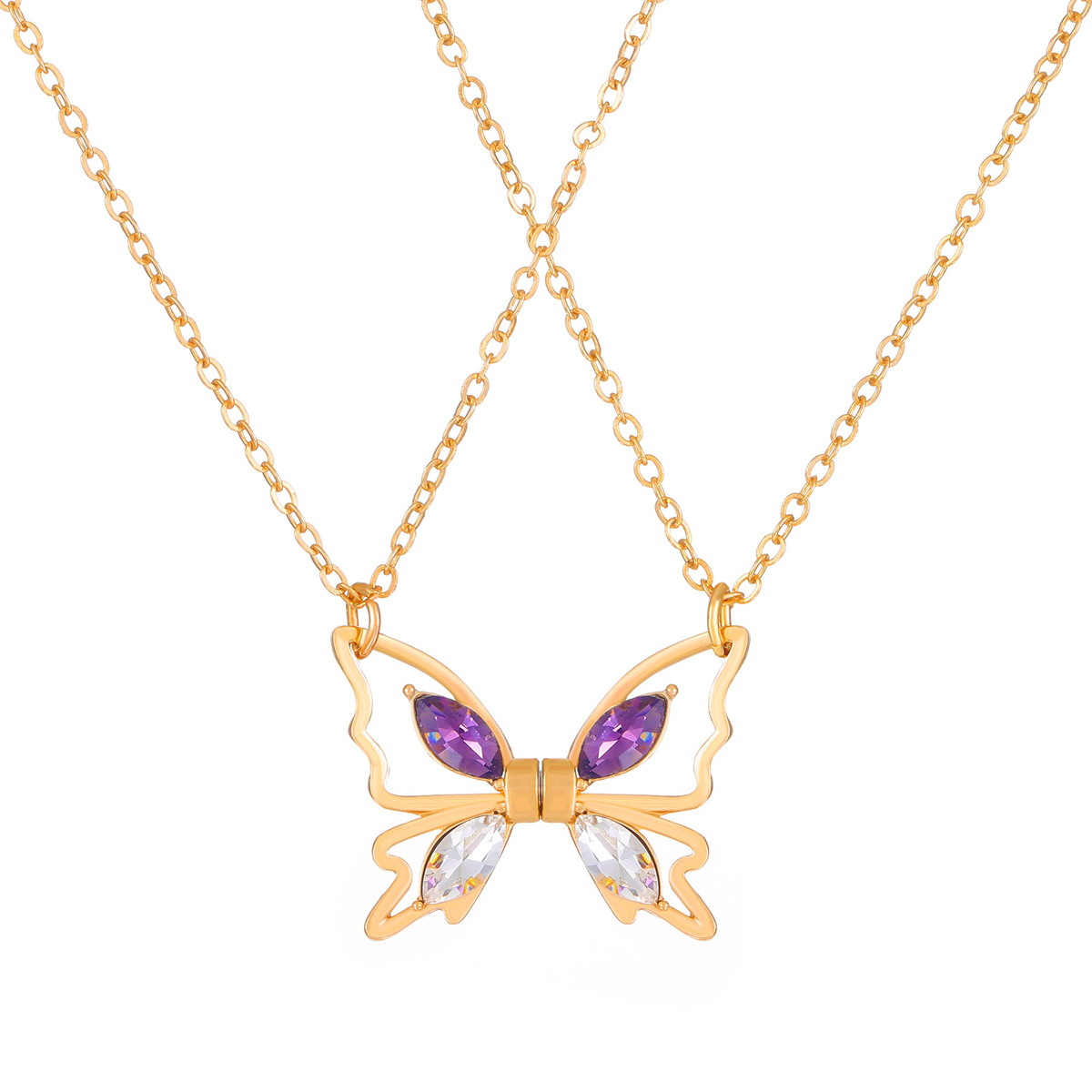 Collana Magnetica a Farfalla p - Magnetic Couple Matching Necklaces recensione e prezzo