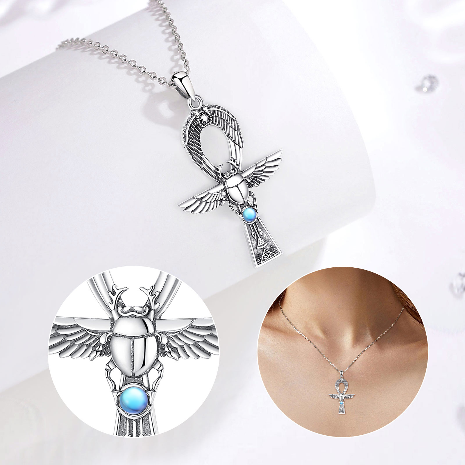 Eudora 925 Sterling Silver Ant - 925 Sterling Silver Chain Necklace Men recensione e prezzo