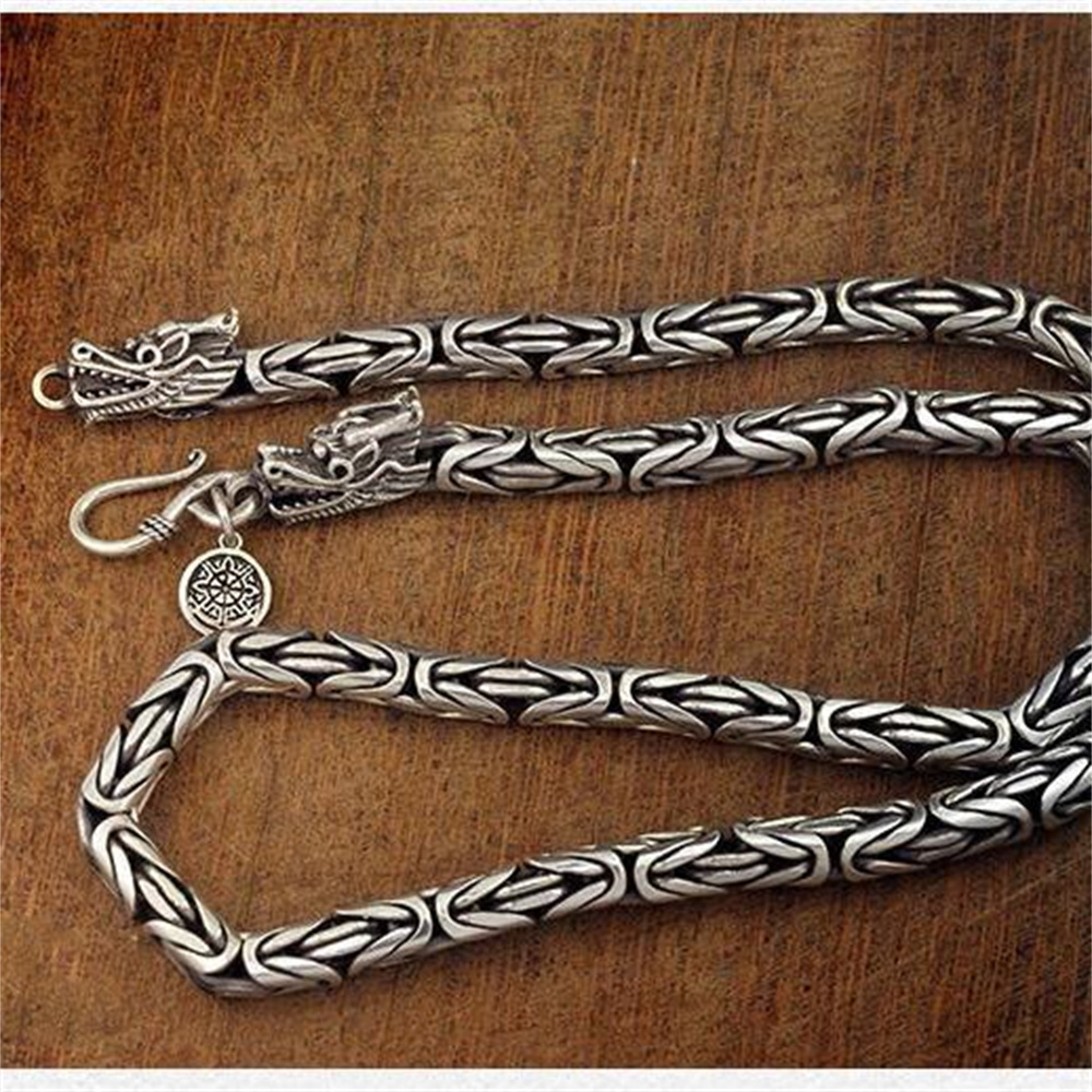 OUYADI Collana da Uomo in Arge - 925 Sterling Silver Chain Necklace Men recensione e prezzo