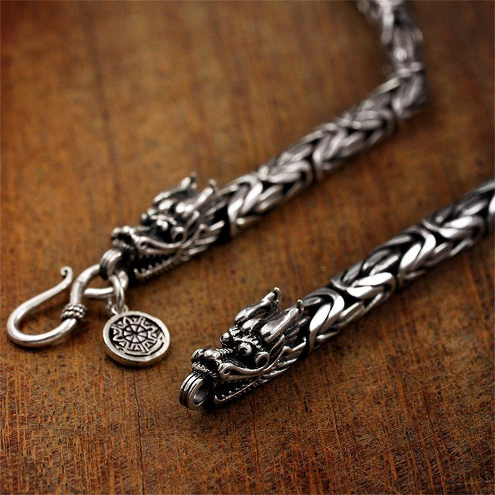 OUYADI Collana da Uomo in Arge - 925 Sterling Silver Chain Necklace Men recensione e prezzo