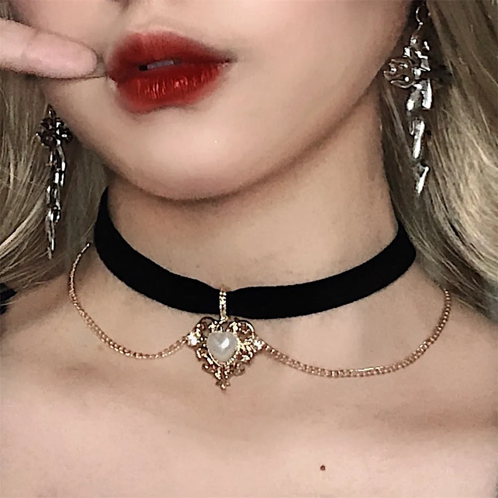 Collana girocollo con catena i - Pearl Choker Necklace Vintage recensione e prezzo