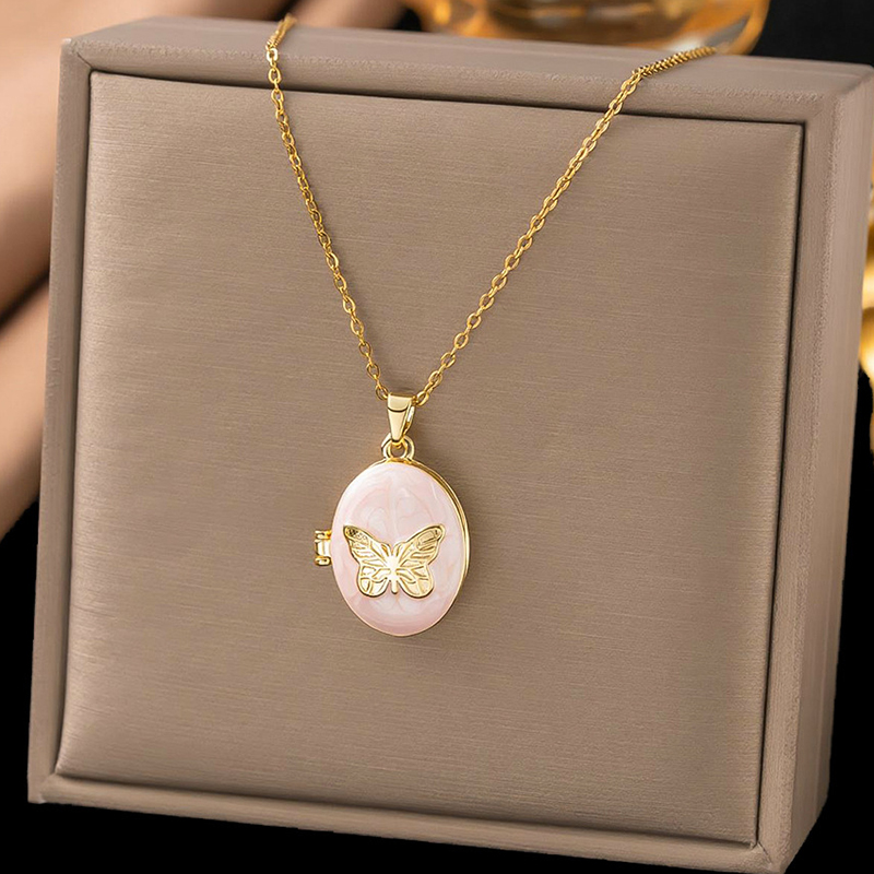 Collana con ciondolo ANENJERY  - Heart Locket Necklace Photo recensione e prezzo