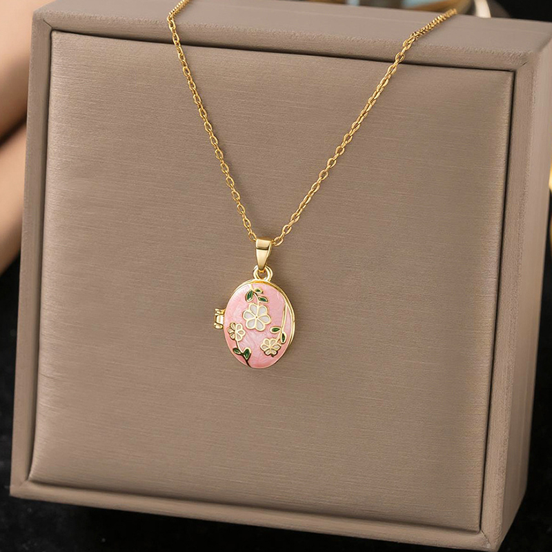 Collana con ciondolo ANENJERY  - Heart Locket Necklace Photo recensione e prezzo