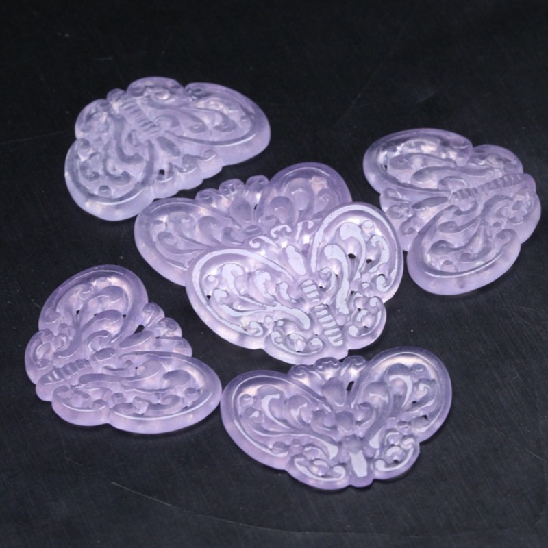 2 pezzi di giada viola natural - Necklaces recensione e prezzo
