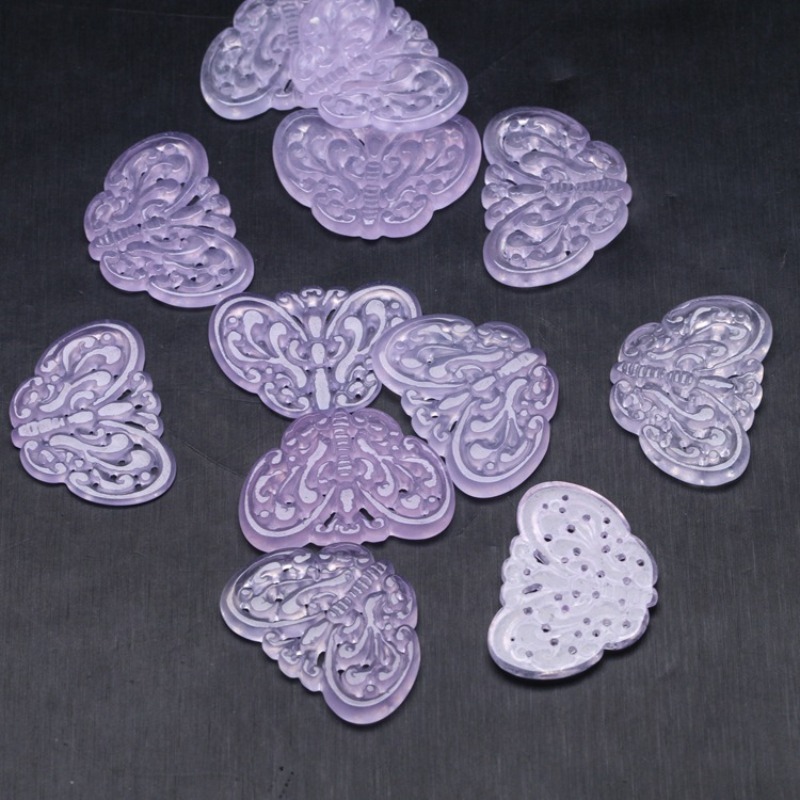 2 pezzi di giada viola natural - Necklaces recensione e prezzo