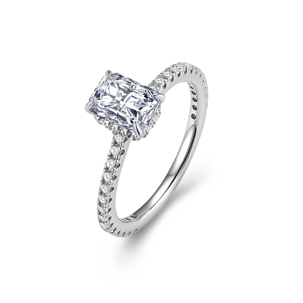 Anello di Fidanzamento in Arge - Moissanite Engagement Ring 1 Carat recensione e prezzo
