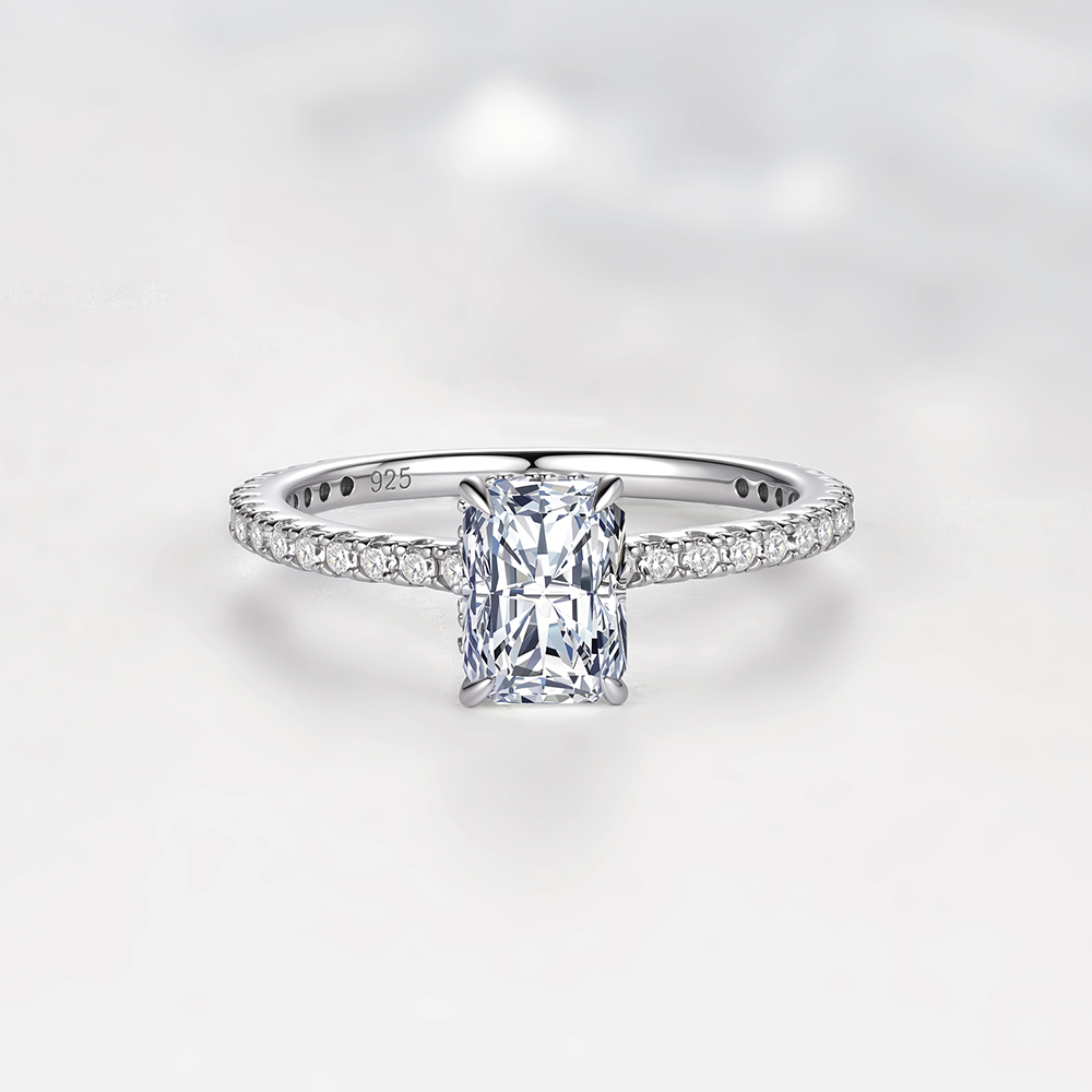 Anello di Fidanzamento in Arge - Moissanite Engagement Ring 1 Carat recensione e prezzo