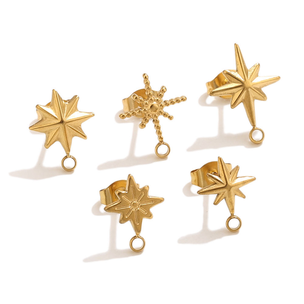6 pz. Orecchini a Stella in Ac - Body Jewelry recensione e prezzo