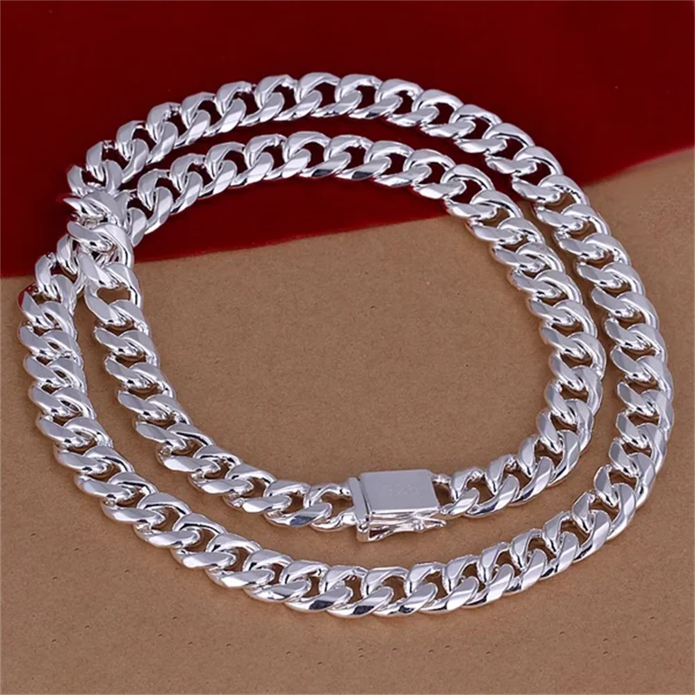20-24 pollici 925 Sterling Sil - 925 Sterling Silver Chain Necklace Men recensione e prezzo