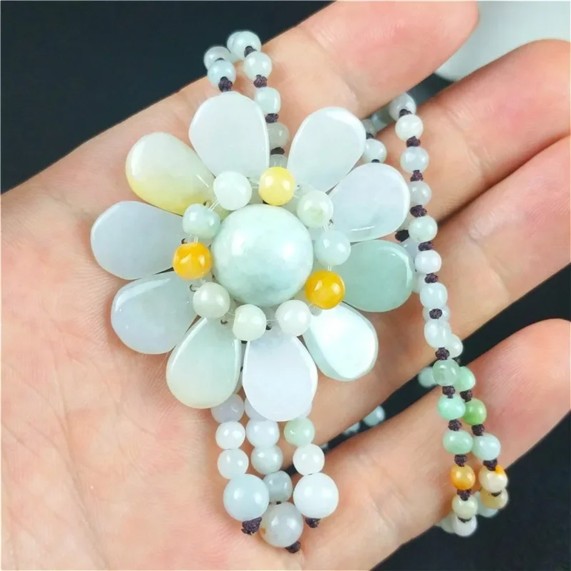 Ciondolo girasole giada birman - Necklaces recensione e prezzo