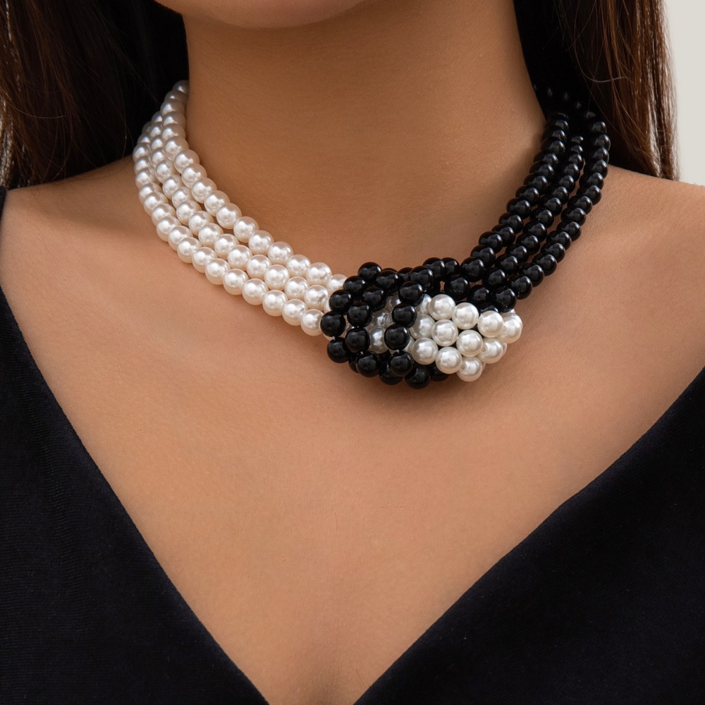 Collana Multistrato Retrò con  - Pearl Choker Necklace Vintage recensione e prezzo