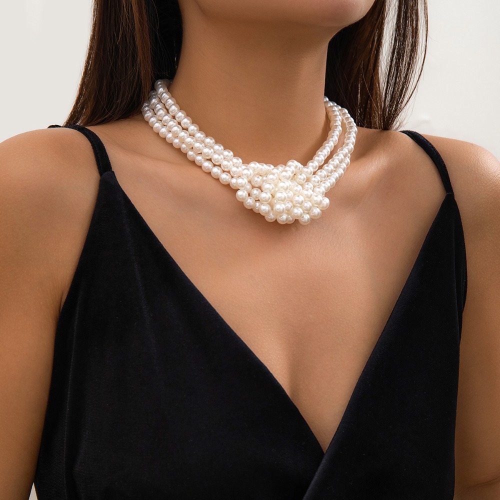 Collana Multistrato Retrò con  - Pearl Choker Necklace Vintage recensione e prezzo